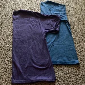TWO plain cotton tshirts